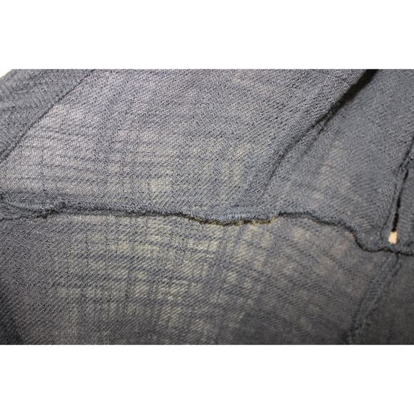 Free People Carefree Days Midi Dress Size M Medium Black Cotton - Picture 9 of 10